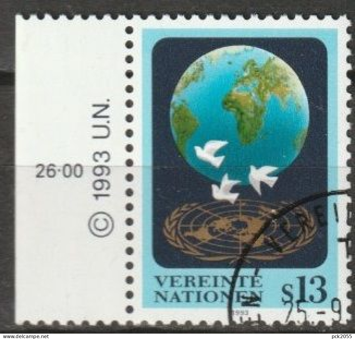 UNO Wien 1993 MiNr.149 O Gestempelt Erde  ( 3237 ) - Usados