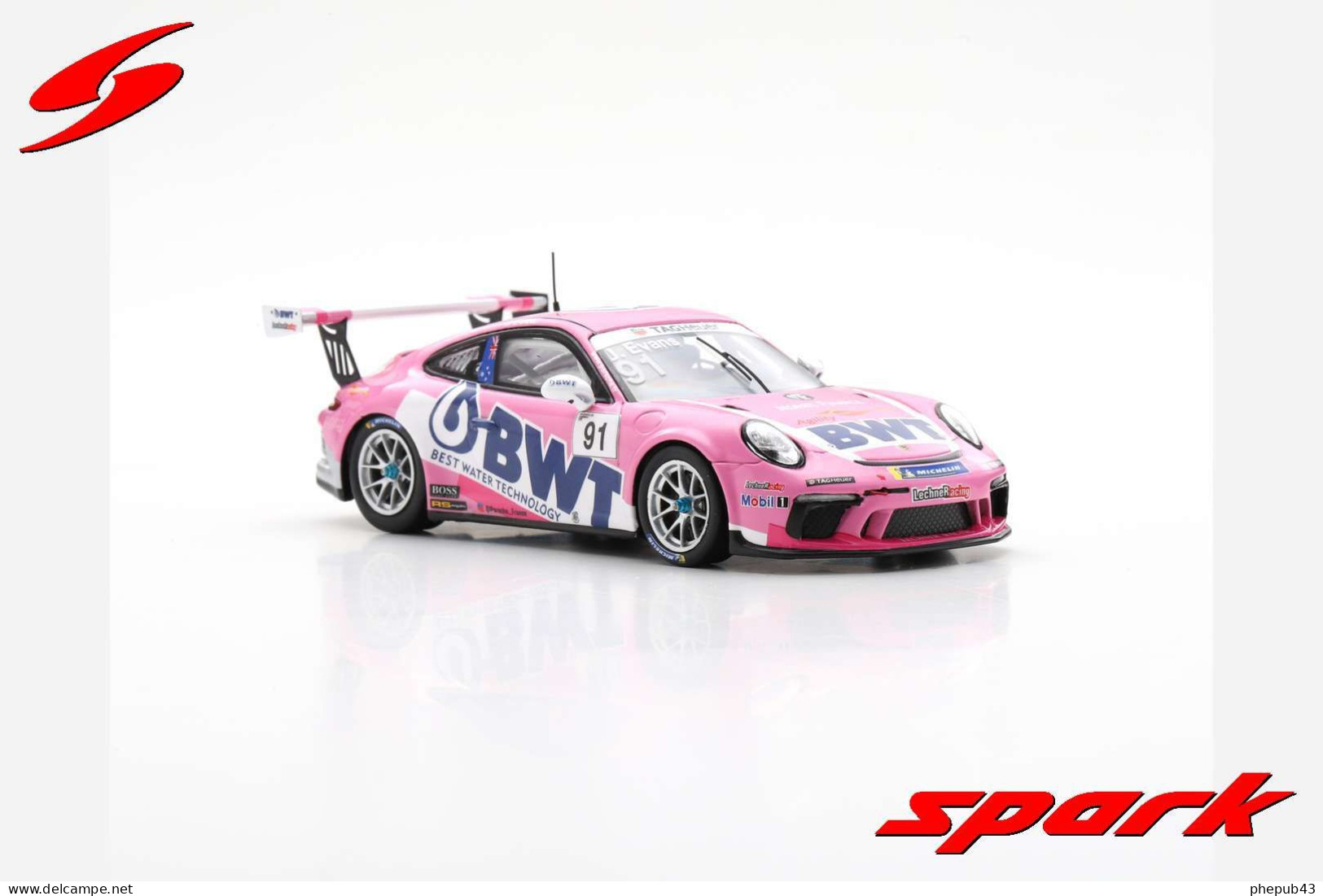 Porsche 911 GT3 Cup - Porsche Carrera Cup France Champion 2020 #91 - Jaxon Evans - Spark - Spark