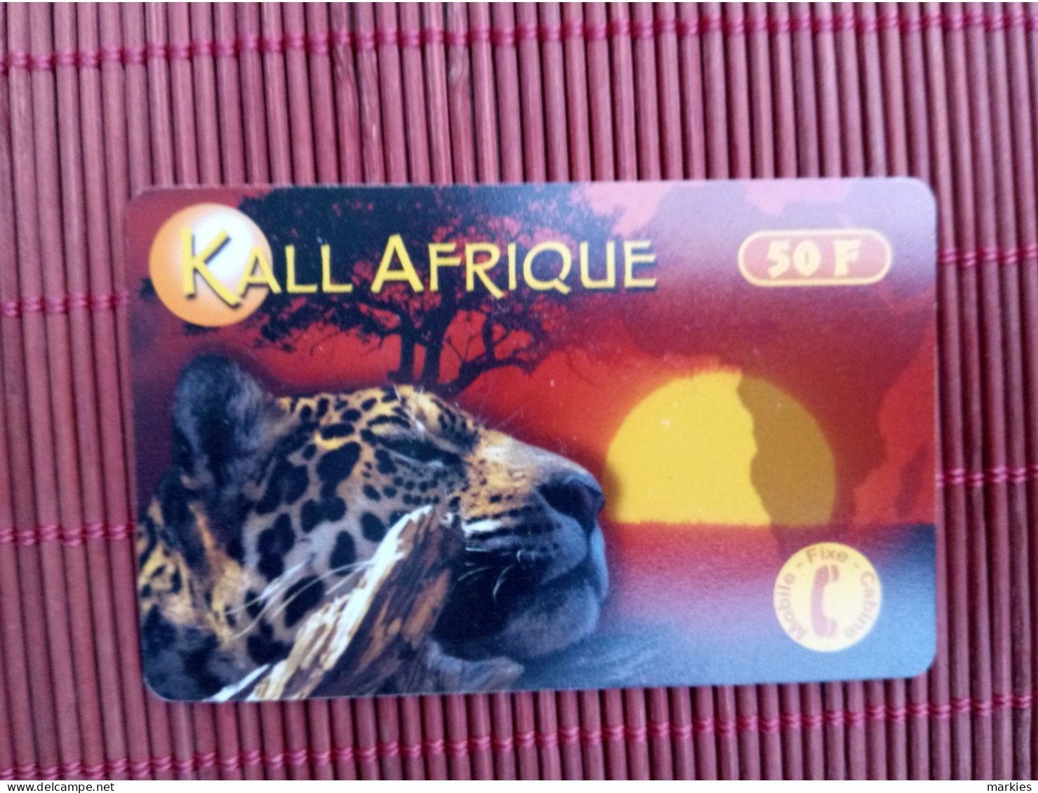 Prepaidcard Animal Used  Rare - Jungle