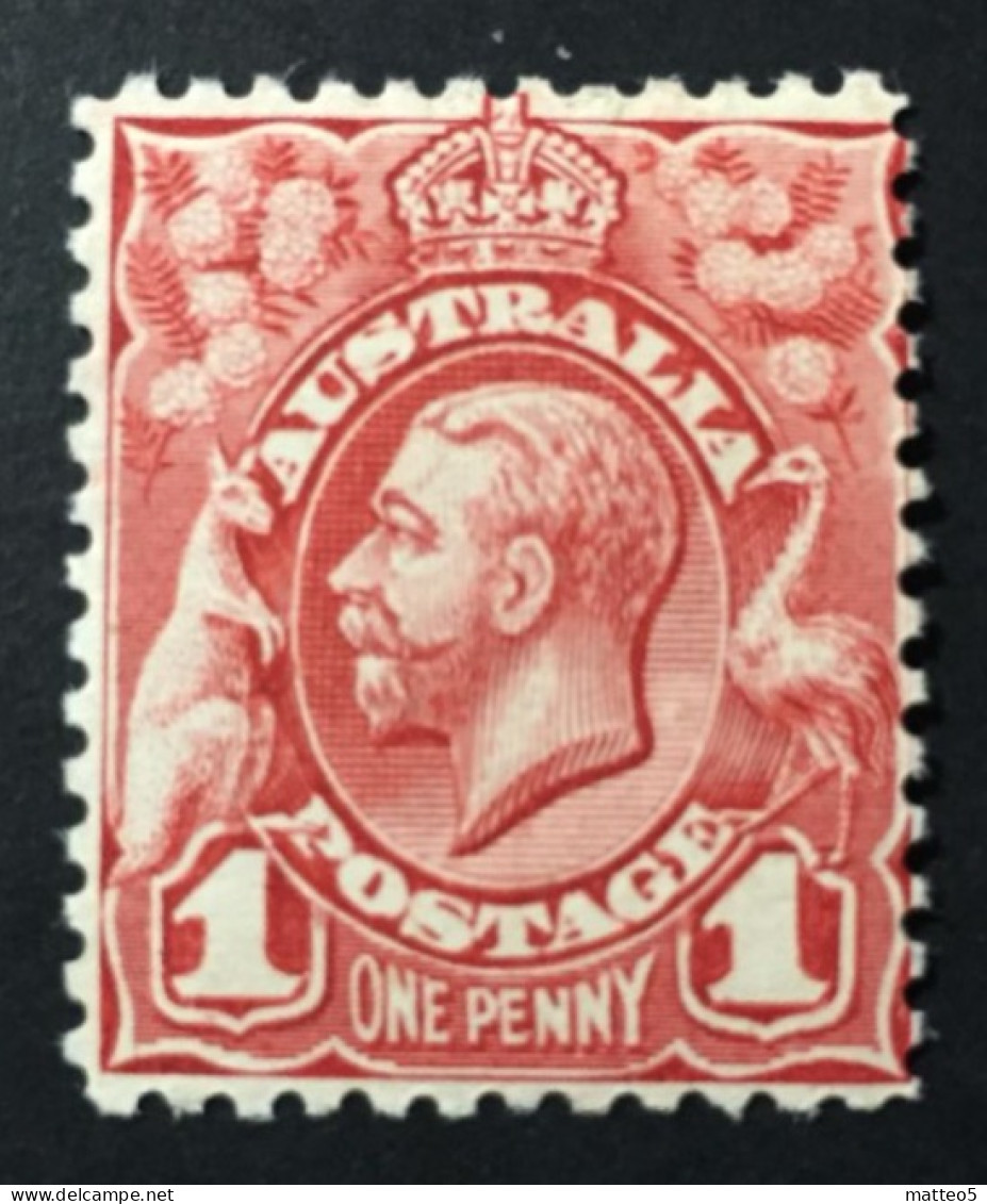 1913 /14 - Australia - King George V 1d . Unused - Nuovi