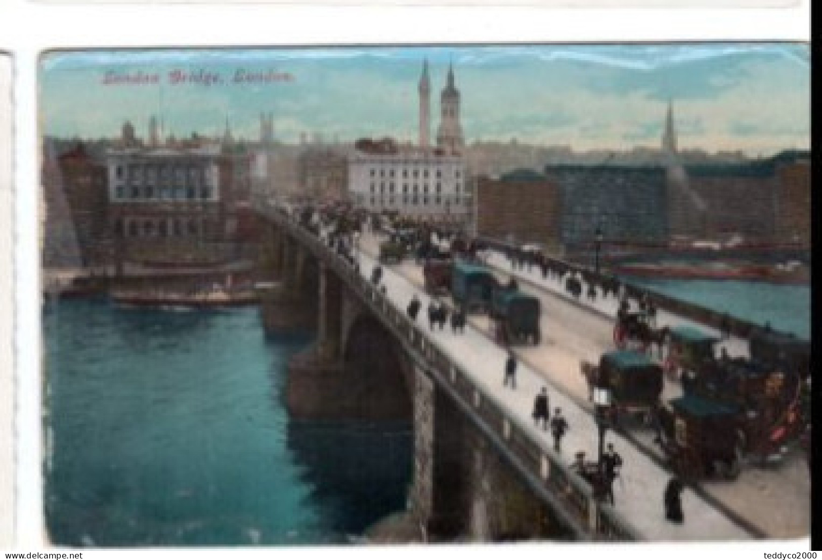 LONDON Bridge 1905 - River Thames