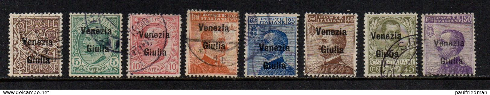 Venezia Giulia 1918-19 - Ordinari Soprastampati - Serietta - Usati - Venezia Giulia