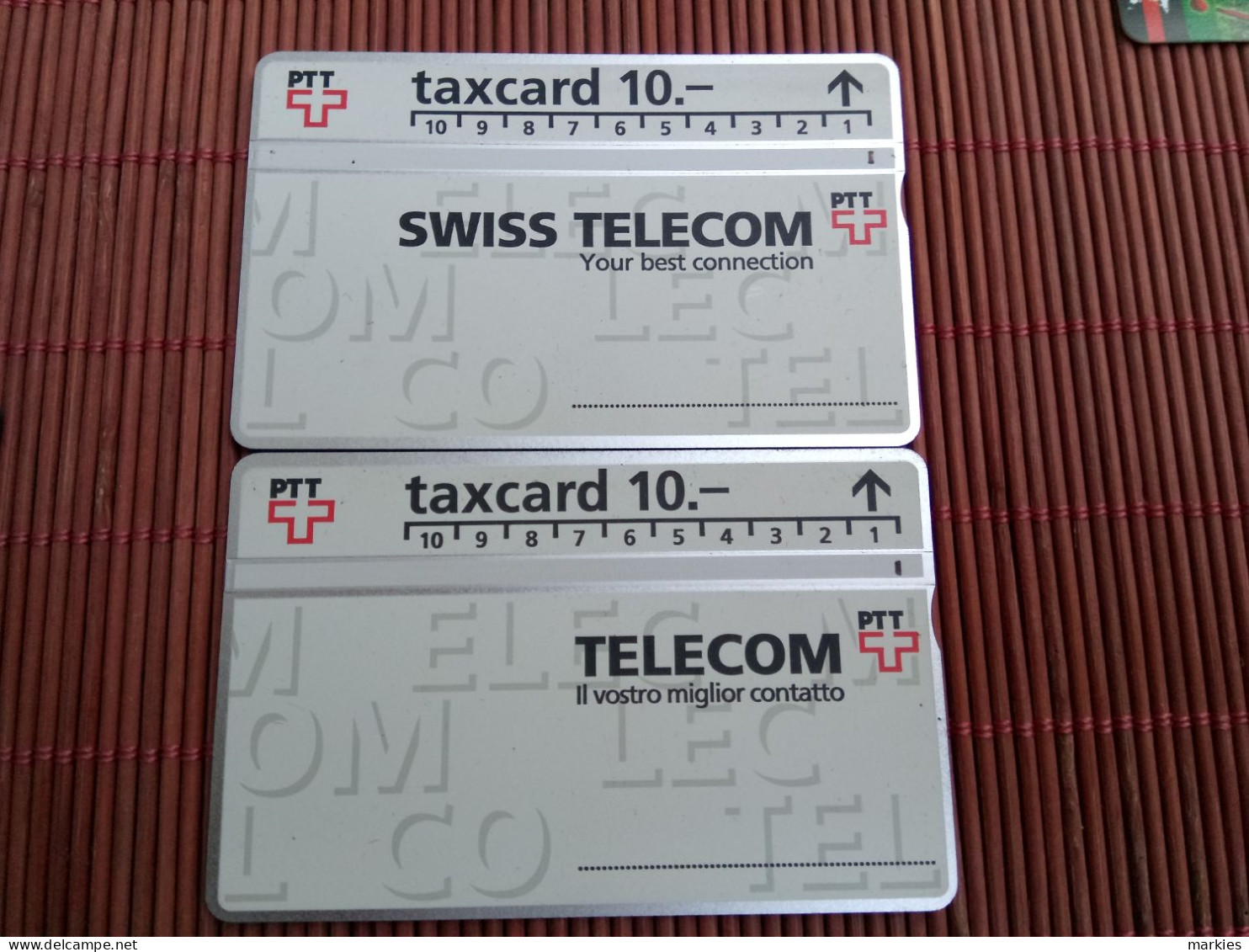 Landis & Gyr  Phonecard 207 C +207 D Used Rare - Suisse