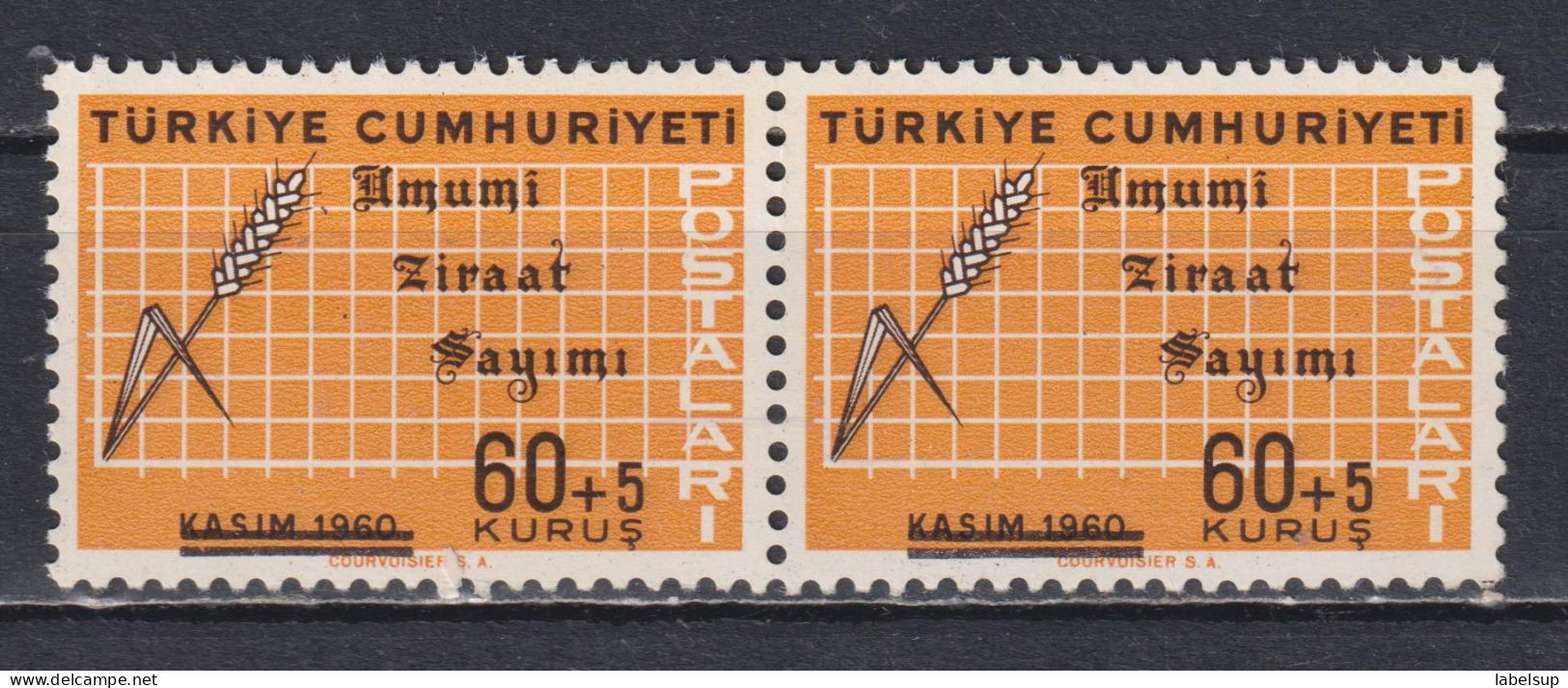 Paire De Timbres Neufs** De Turquie De 1963 N° 1651 MNH - Unused Stamps