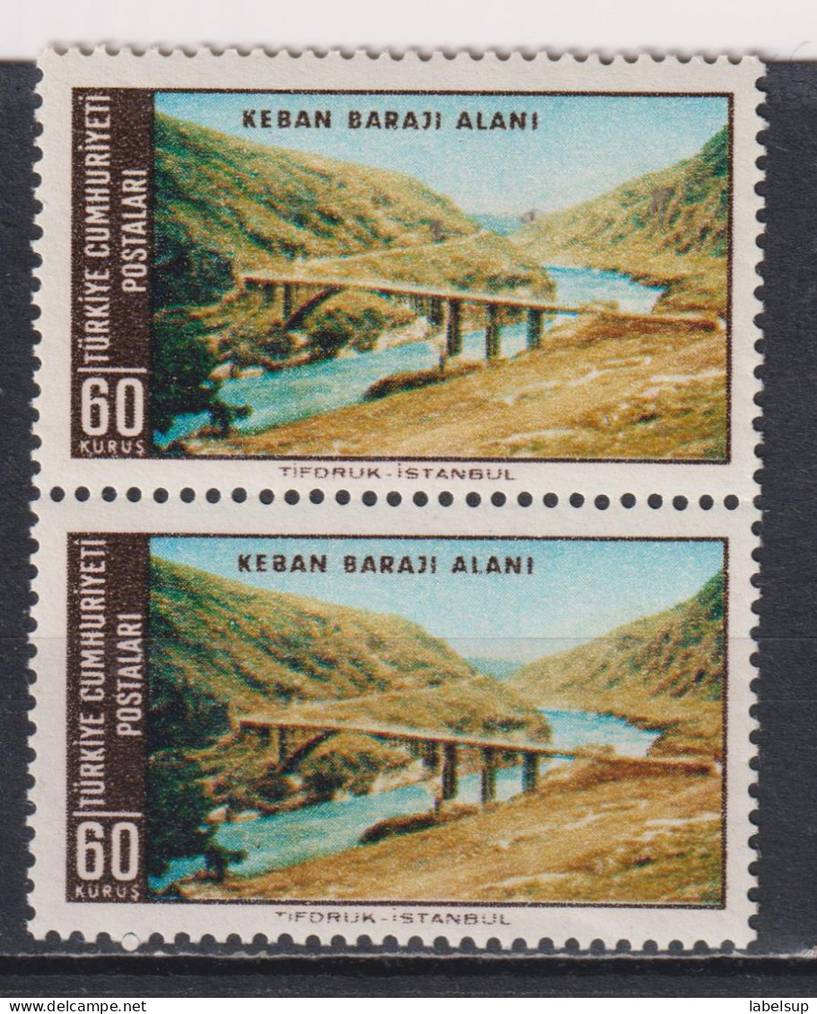 Paire De Timbres Neufs** De Turquie De 1966 N° 1788 MNH - Unused Stamps