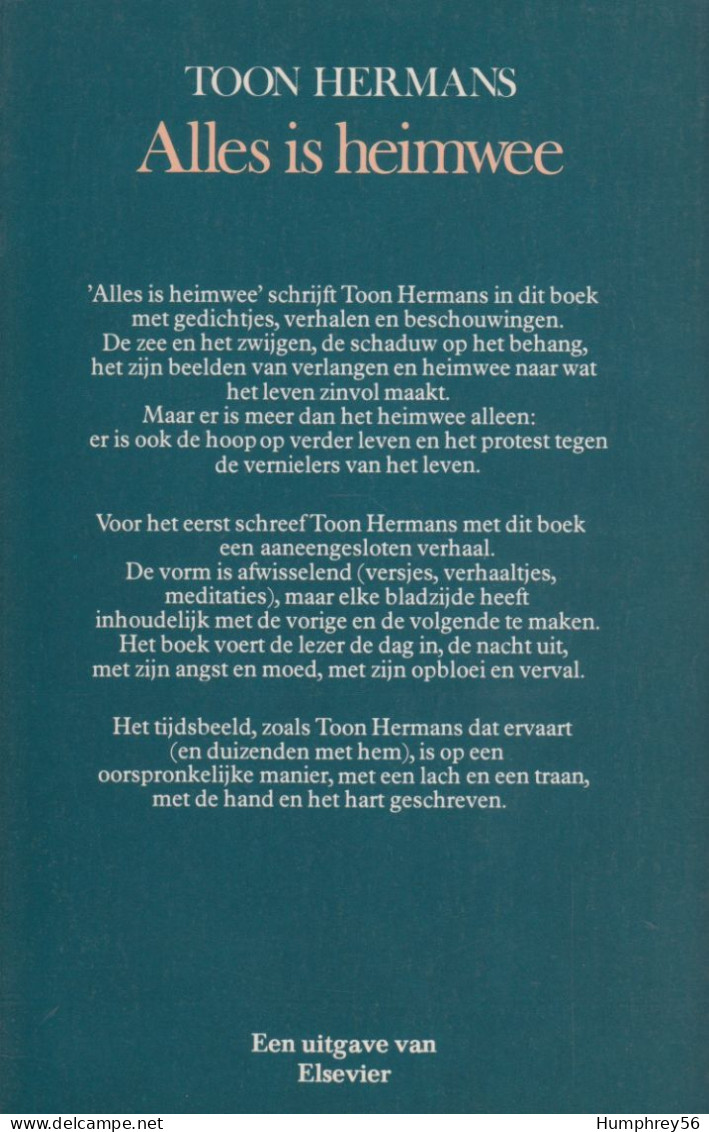 1980 - Toon HERMANS - Alles Is Heimwee - Poëzie