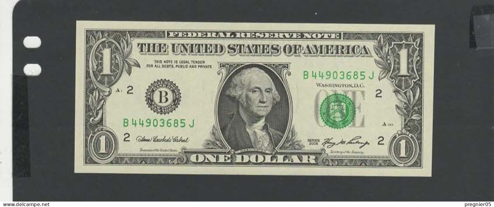 USA - Billet 1 Dollar 2006 NEUF/UNC P.523 § B - Bilglietti Della Riserva Federale (1928-...)