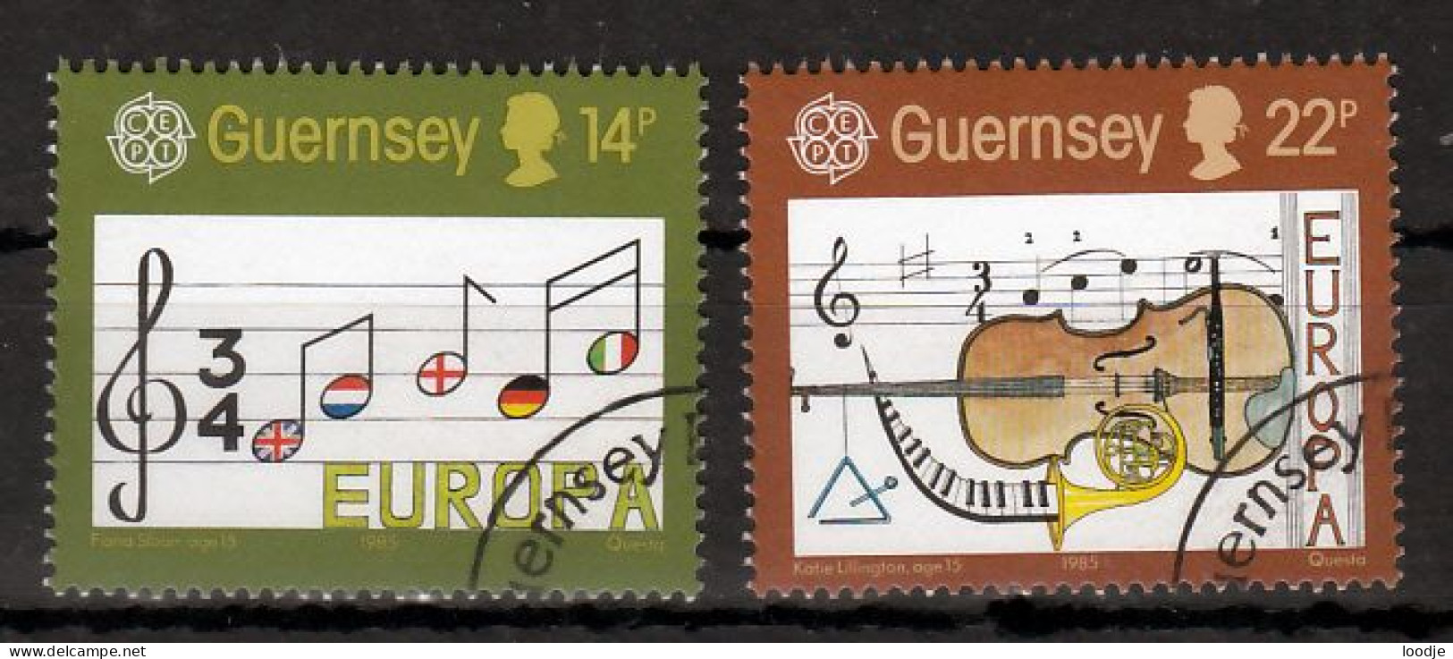 Guernsey  Europa Cept 1985 Gestempeld - 1985
