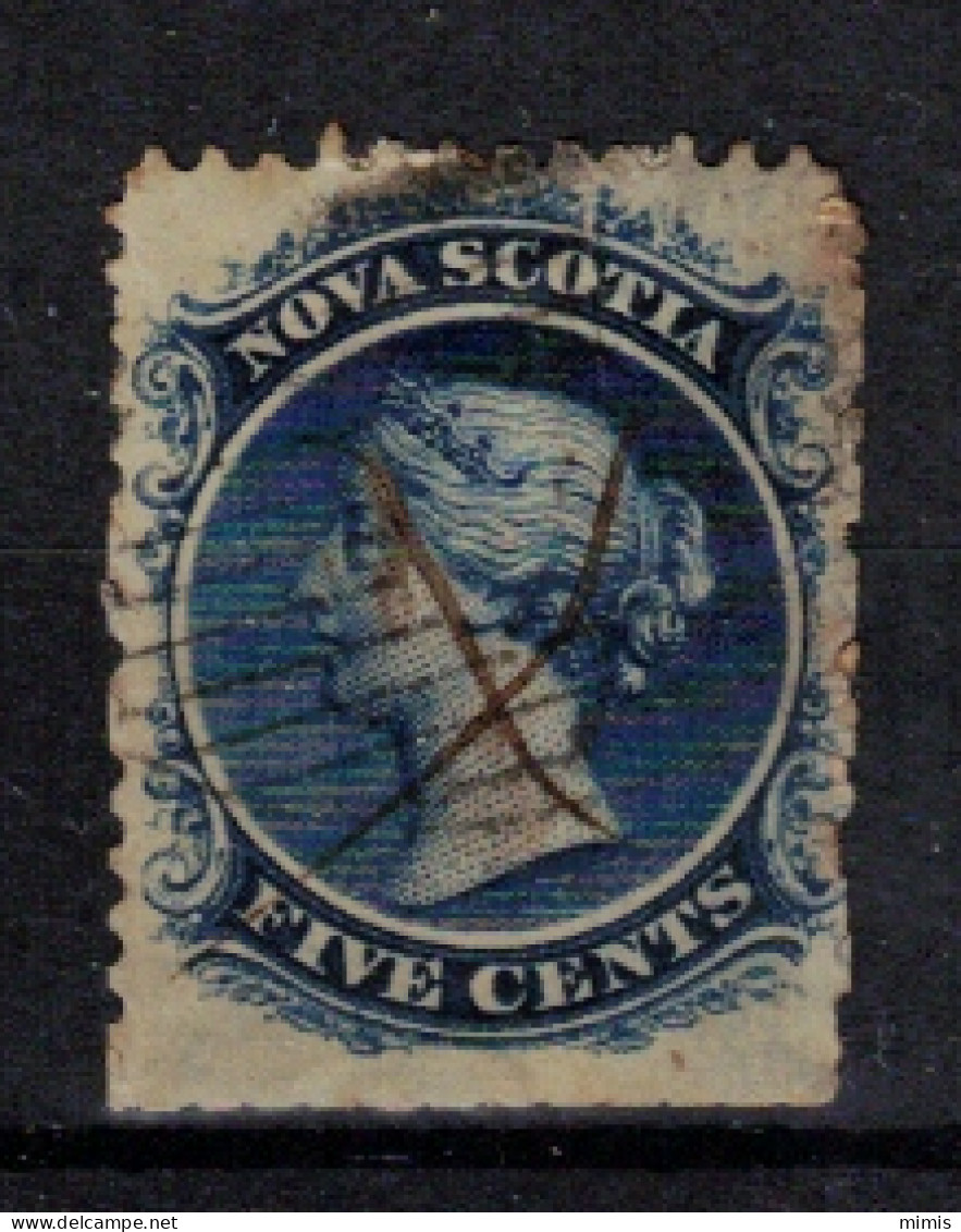NOUVELLE ECOSSE   1860  N° 5B  (Papier Blanc) - Used Stamps