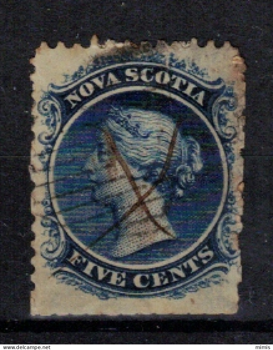 NOUVELLE ECOSSE   1860  N° 5B  (Papier Blanc) - Usados