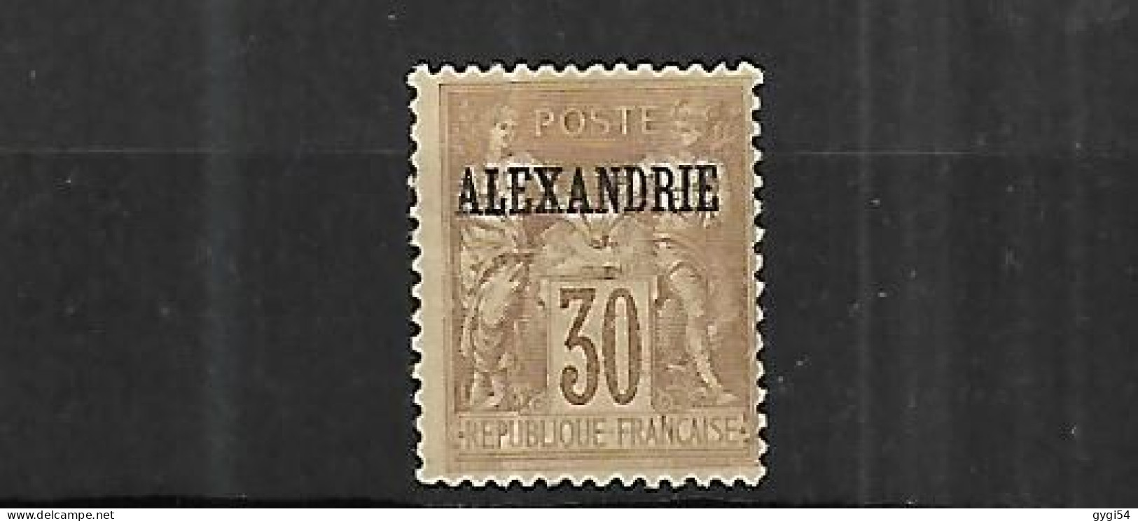 LEXANDRIE 1899 Cat Yt N° 12 NSG - Neufs