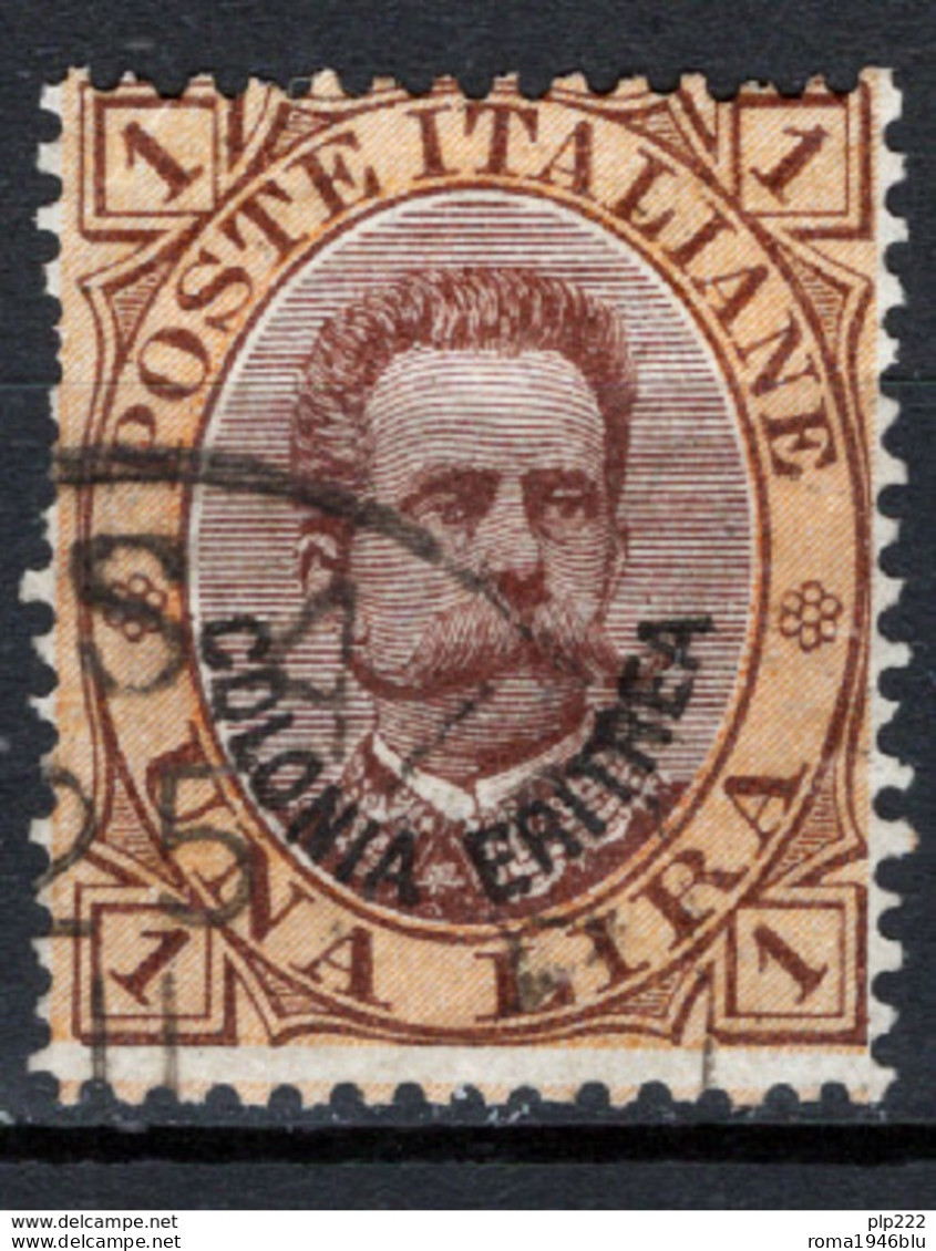 Eritrea 1893 Sass.10 O/Used VF/F - Erythrée