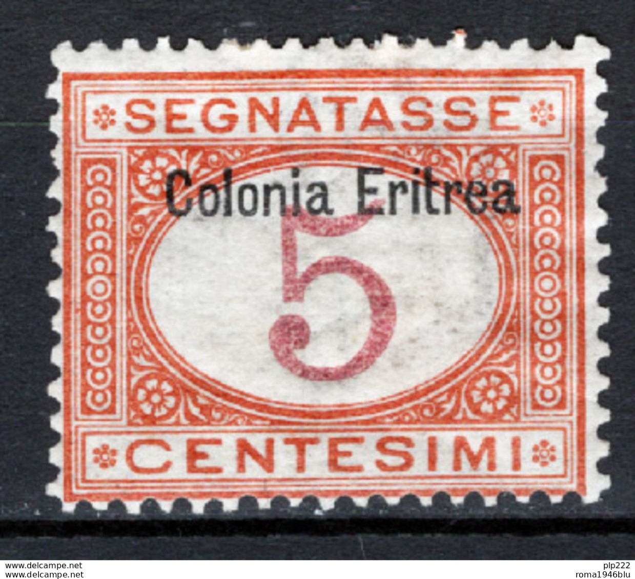 Eritrea 1903 Segnatasse Sass.1 */MH VF/F - Eritrea