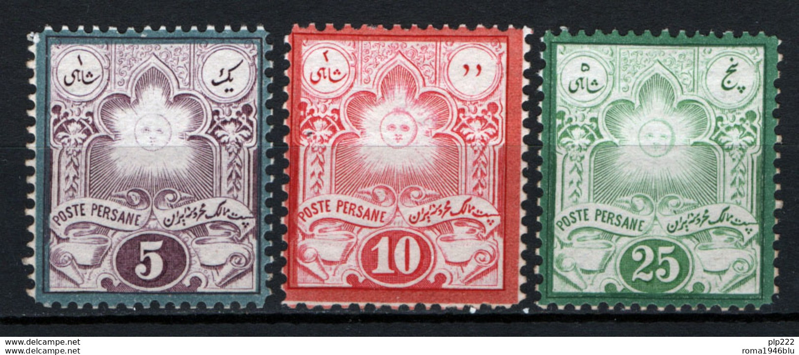 Iran 1881 Y.T.29/31 **/MNH VF/F - Irán