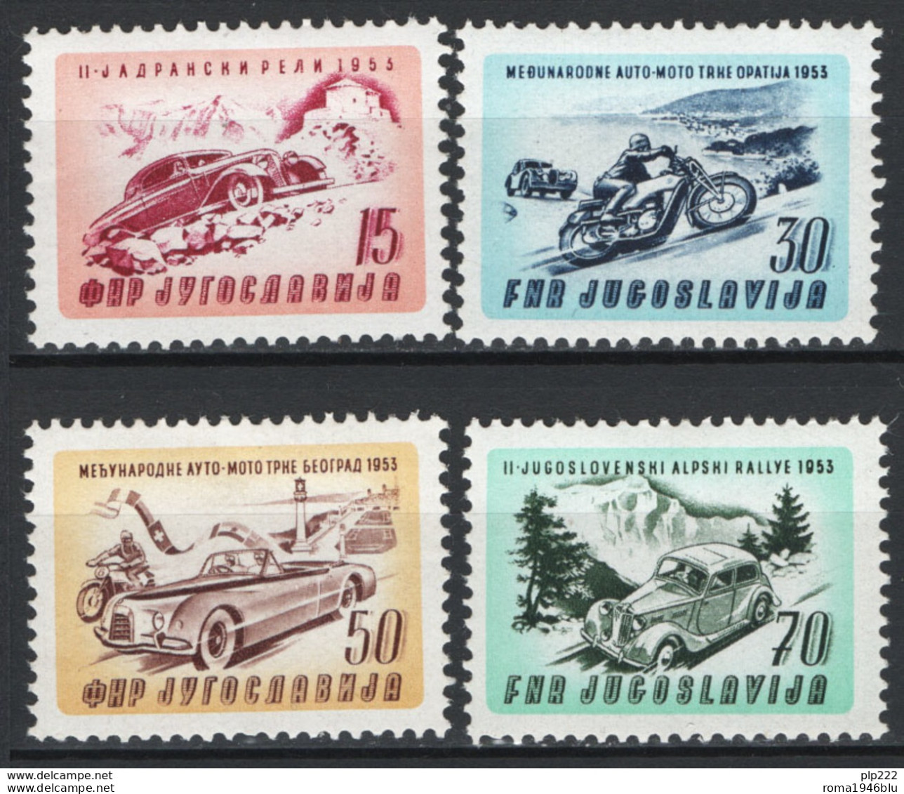 Jugoslavia 1953 Unif. 630/33 **/MNH VF - Unused Stamps