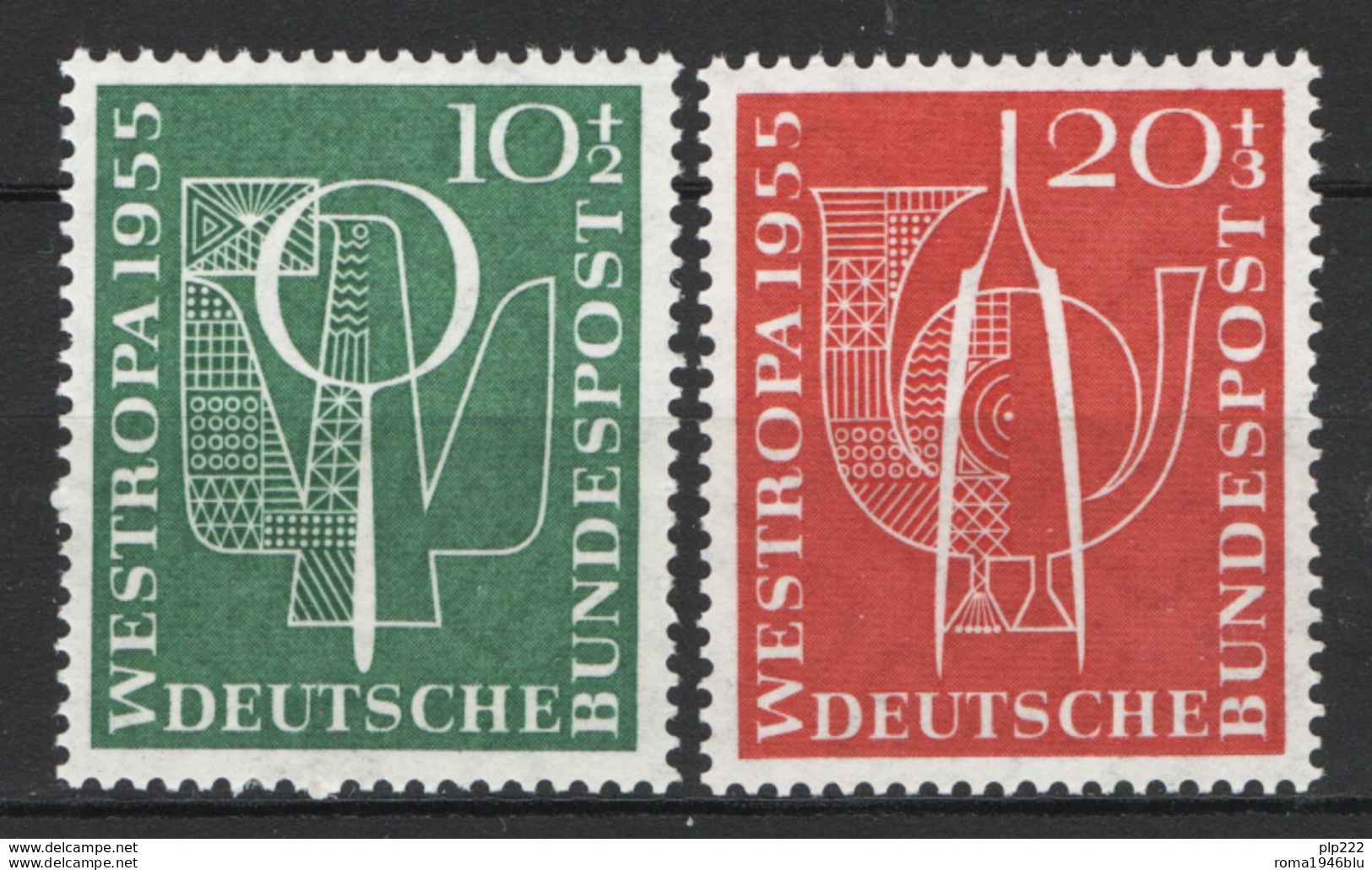 Germania 1955 Unif. 93/94 **/MNH VF - Unused Stamps