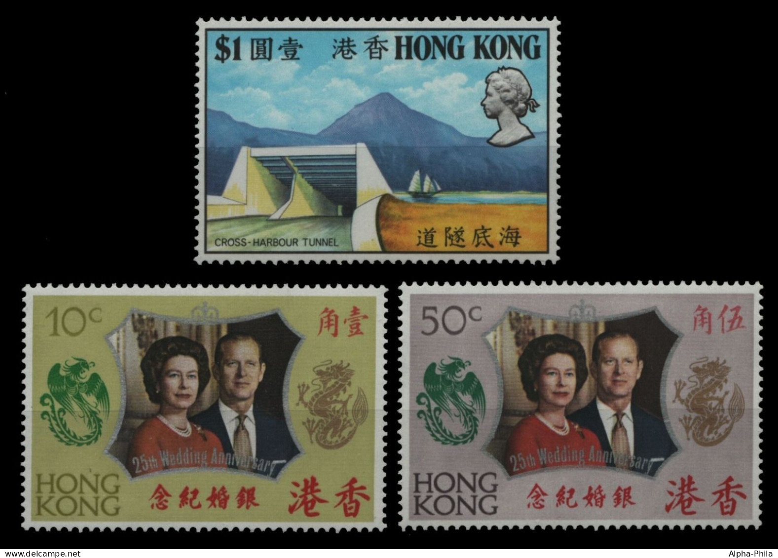 Hongkong 1972 - Mi-Nr. 263 & 264-265 ** - MNH - 2 Ausgaben - Ongebruikt