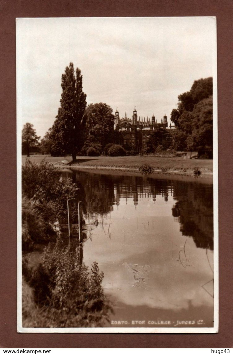 (RECTO / VERSO) WINDSOR EN 1953  - ETON COLLEGE JUDGES - CACHET TAXE T 50 - BEAU TIMBRE - Windsor