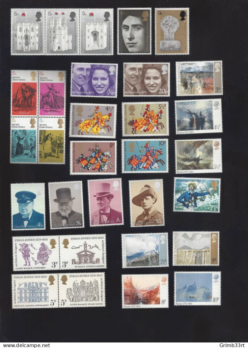 Great Britain - Selection Of Stamps - Unused - Neufs