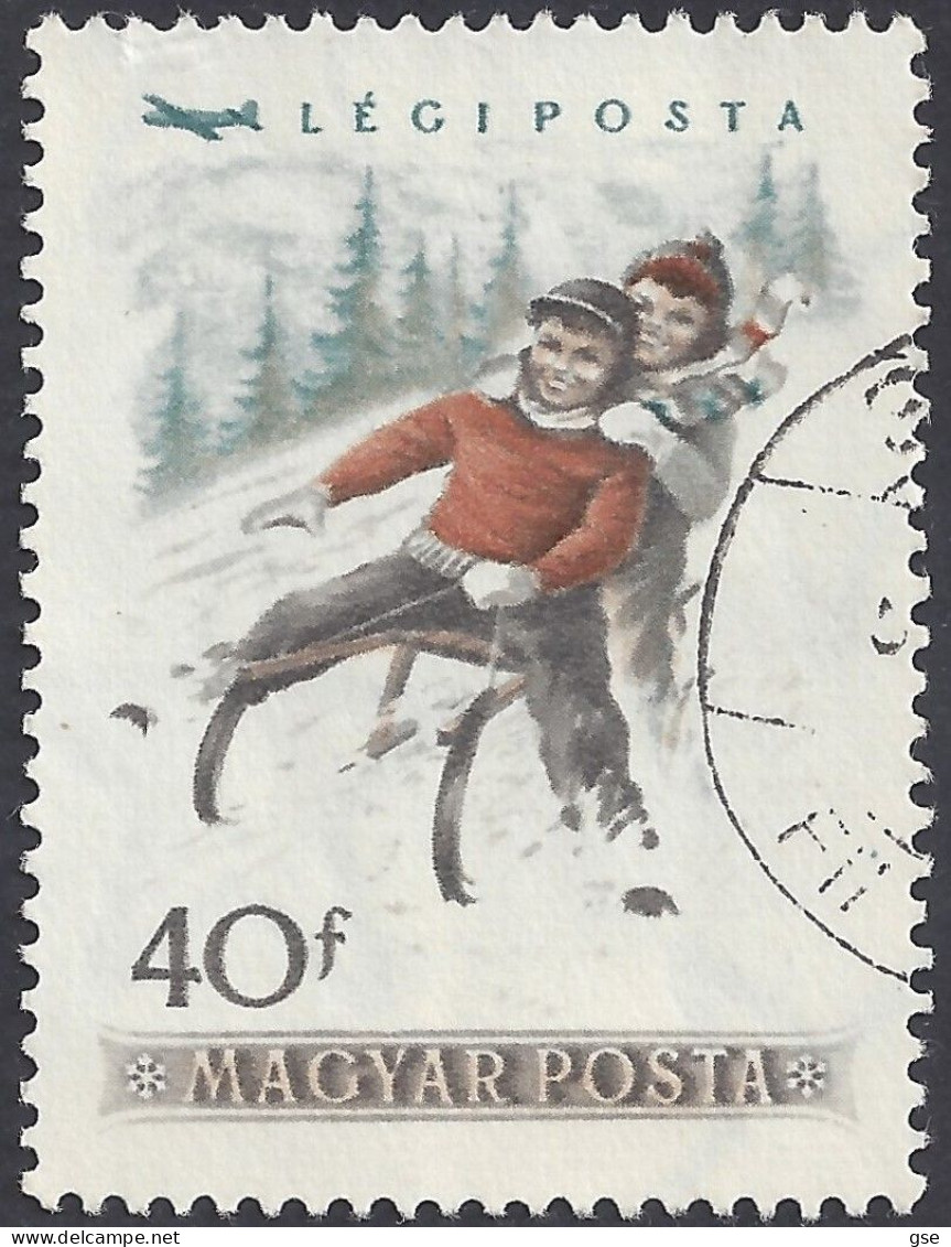 UNGHERIA 1955 - Yvert A181° - Slitta | - Used Stamps