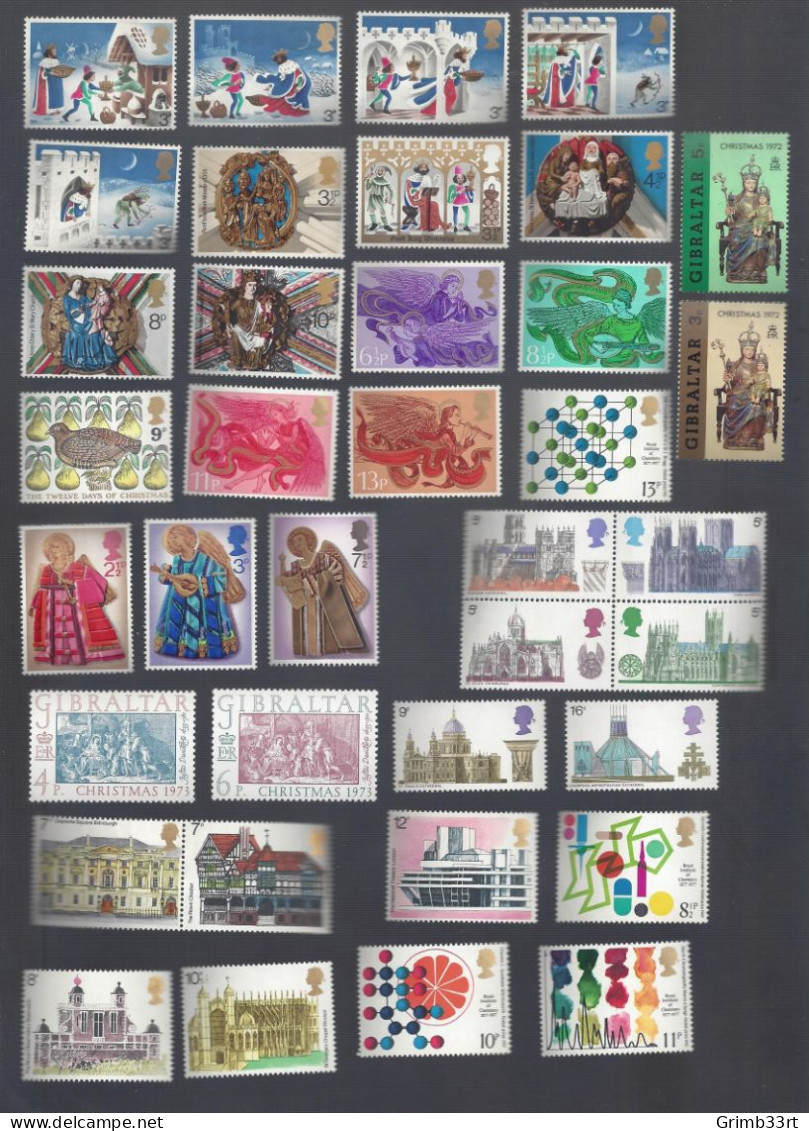 Great Britain - Selection Of Stamps - Unused - Neufs