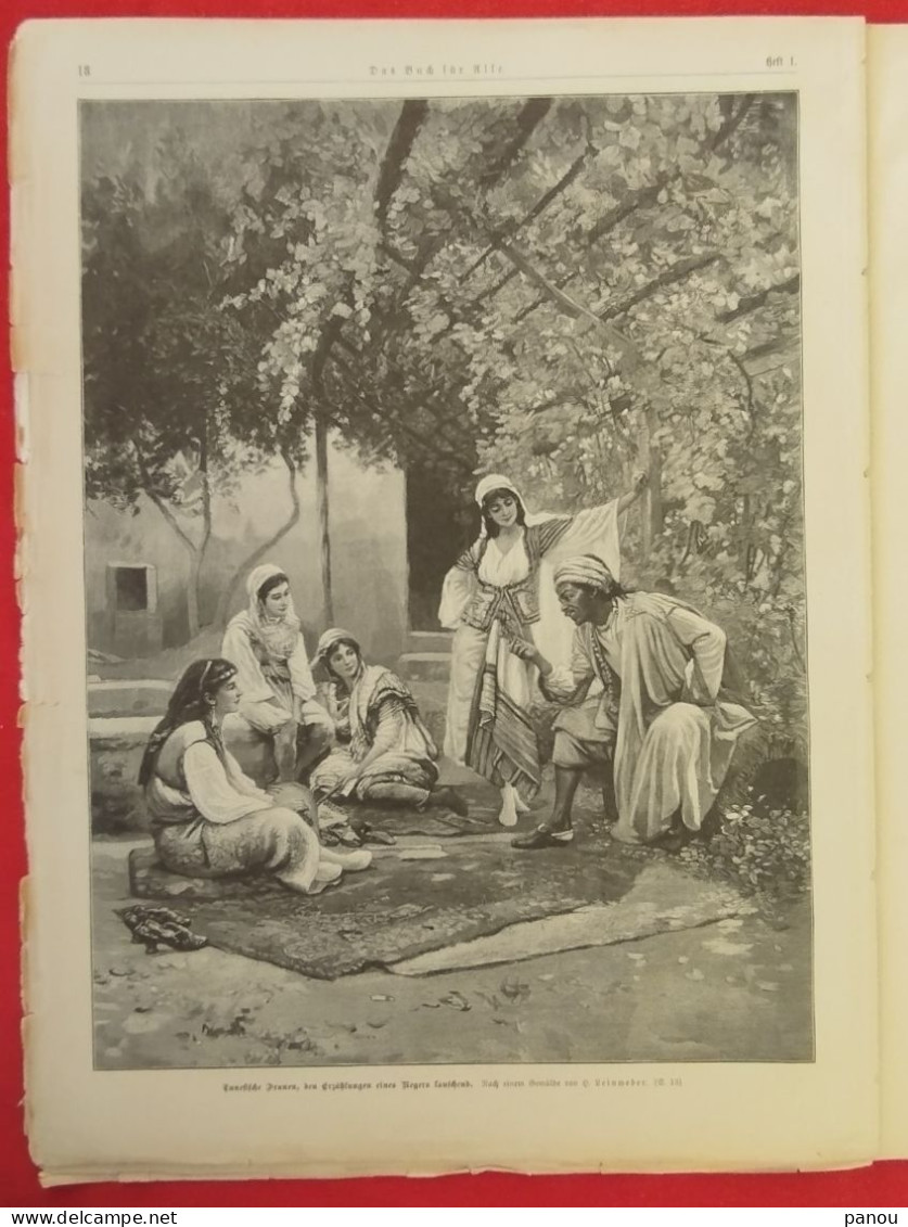Das Buch Für Alle 1899 Nr 1. COLORED IMAGES. FARBIGE BILDER. TUNISIA TUNISIE TUNESIEN - Andere & Zonder Classificatie