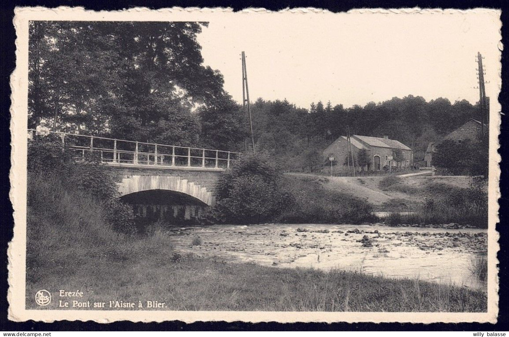 +++ CPA - EREZEE - Le Pont Sur L'Aisne à BLIER   // - Erezee