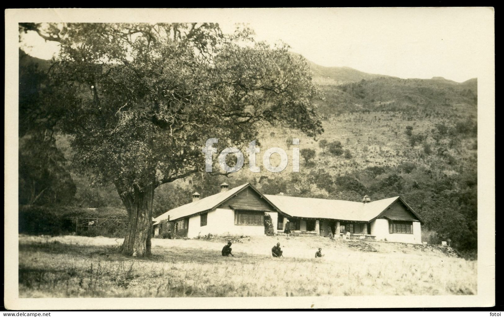 1931 REAL PHOTO FOTO POSTCARD TO CONSUL PORTUGAL NAIROBI HOUSE KENYA  AFRICA  AFRIQUE - Kenya