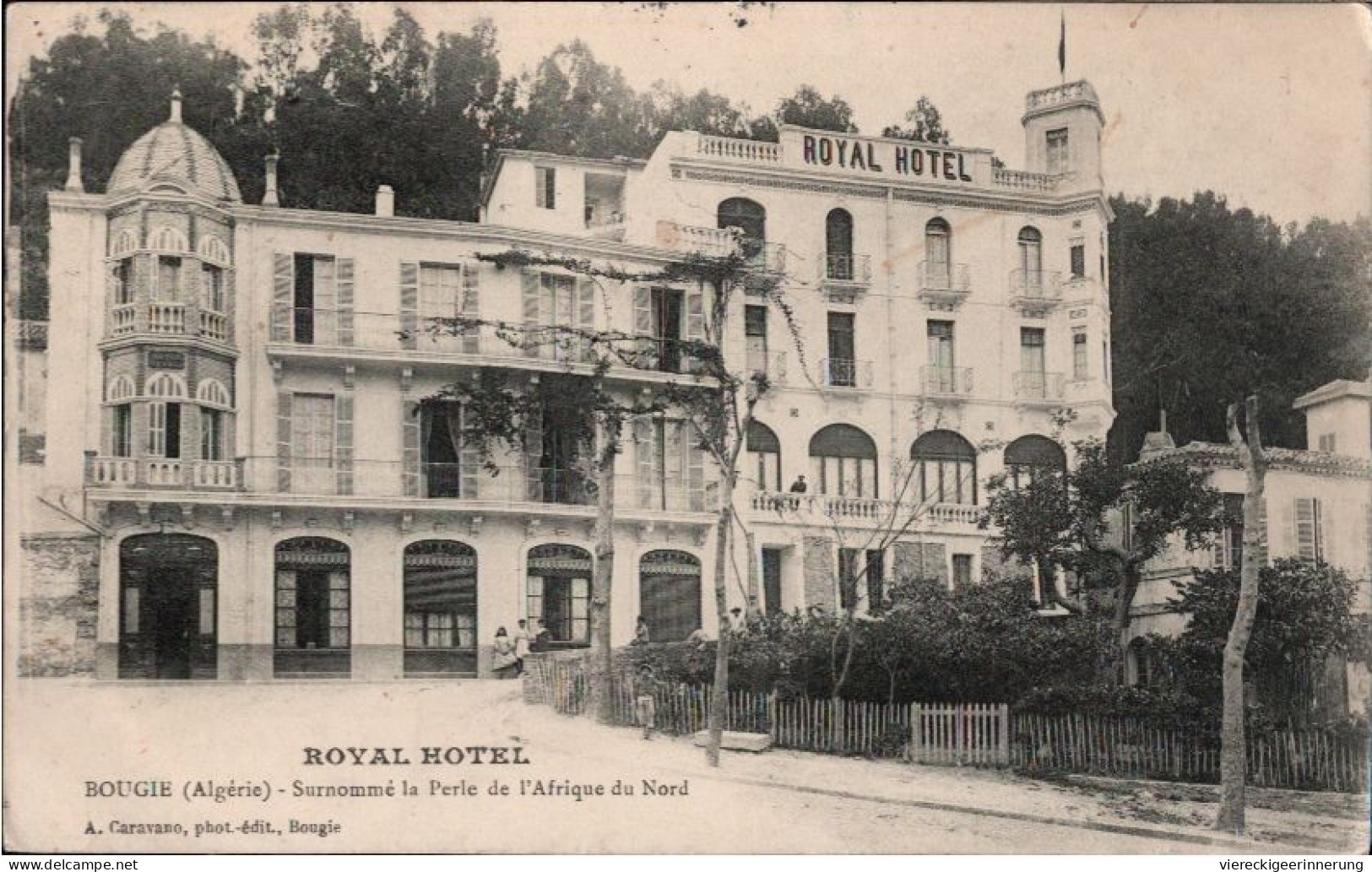 ! 1919 Ansichtskarte Aus Bougie, Bejaia, Algerien, Royal Hotel - Bejaia (Bougie)