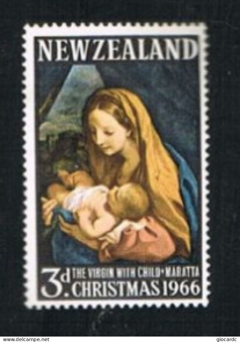 NUOVA ZELANDA (NEW ZEALAND) - 1966 CHRISTMAS           MINT** - Nuovi