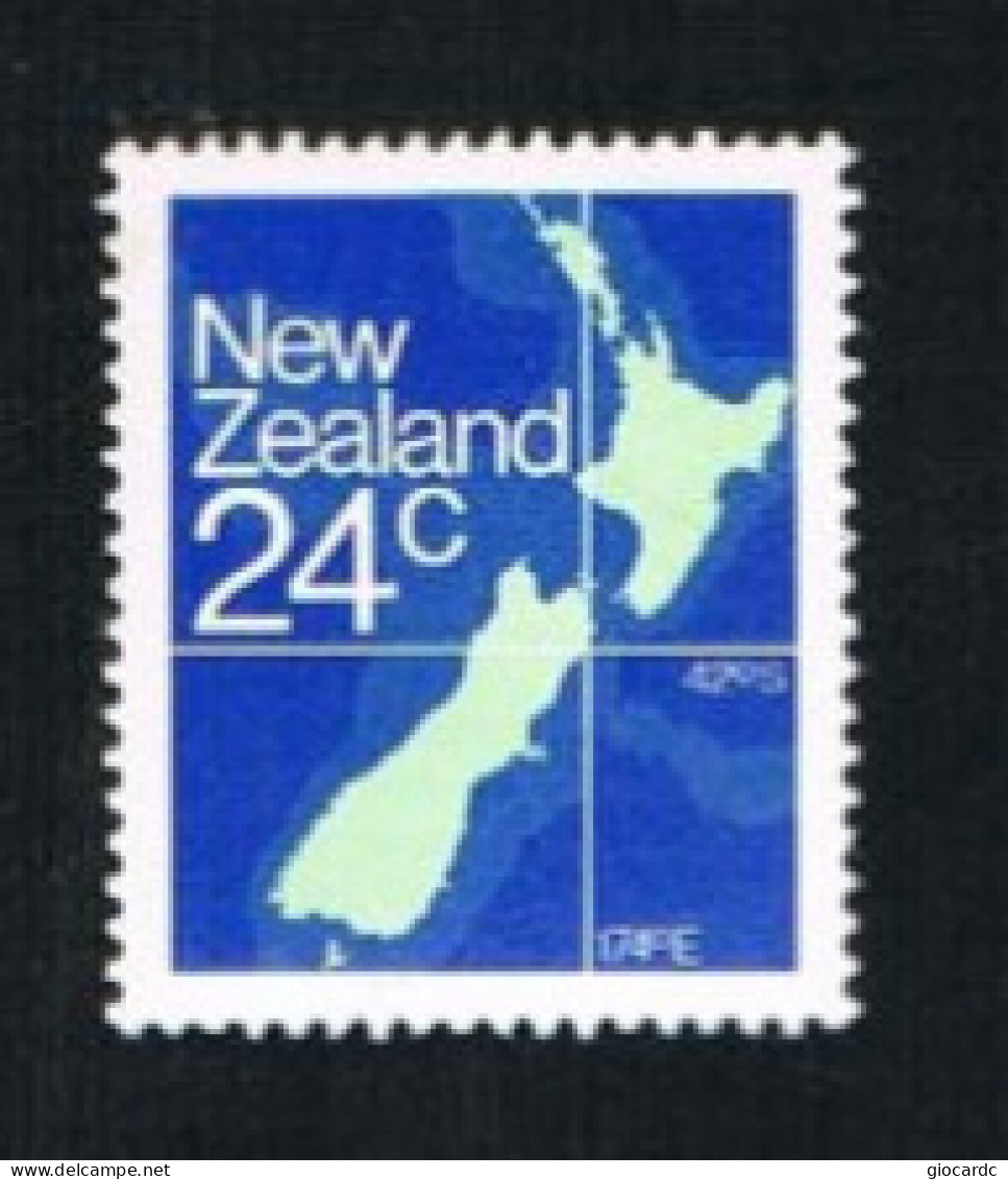 NUOVA ZELANDA (NEW ZEALAND) - 1982 MAP -           MINT** - Ungebraucht