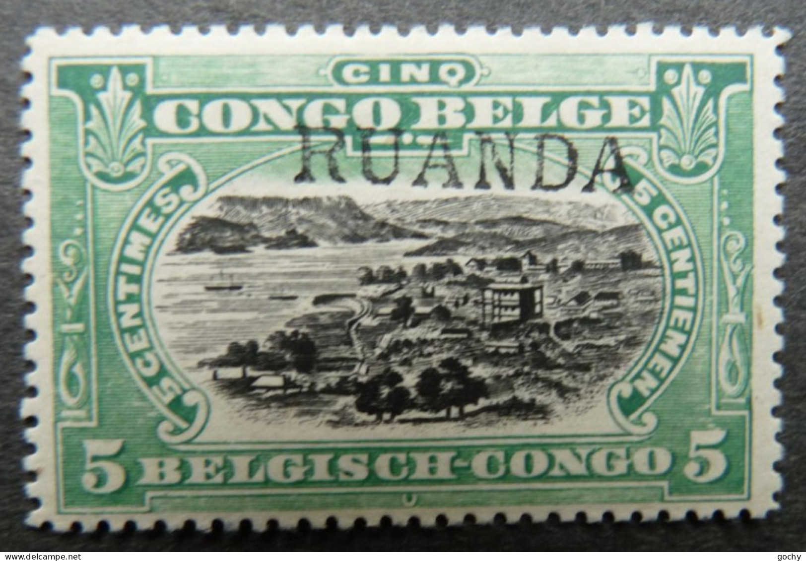 RUANDA- URUNDI  : 1915 - Type TOMBEUR GEA  N° 9A PROBABLEMENT FAUX - Unused Stamps
