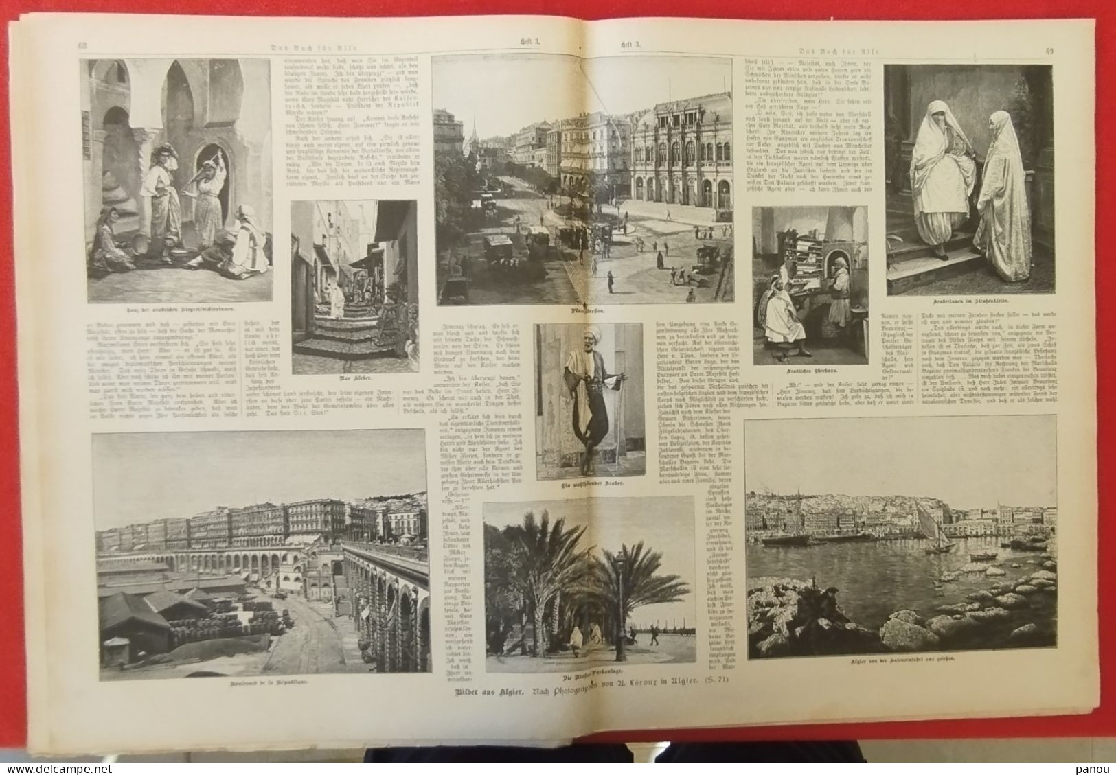 Das Buch Für Alle 1899 Nr 3. ALGIERS, ALGER, ALGERIEN, ALGERIE - Autres & Non Classés