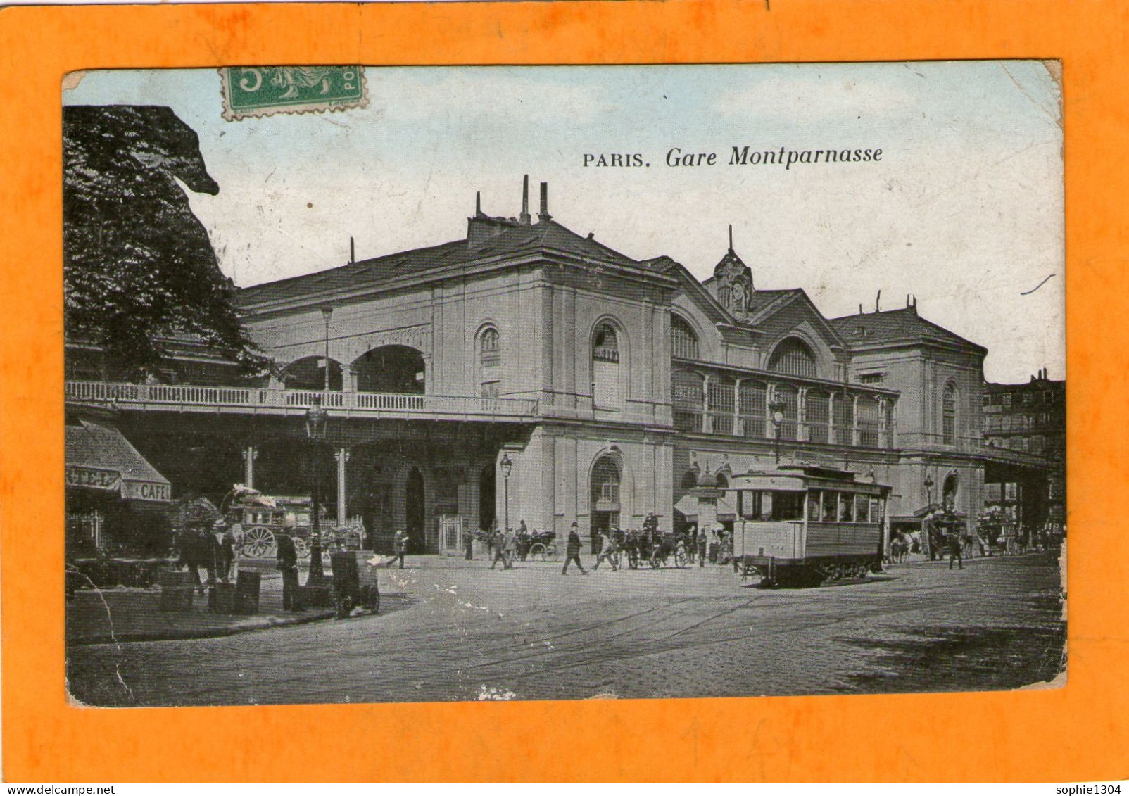 PARIS - Gare Montparnase - 1911 - Métro Parisien, Gares