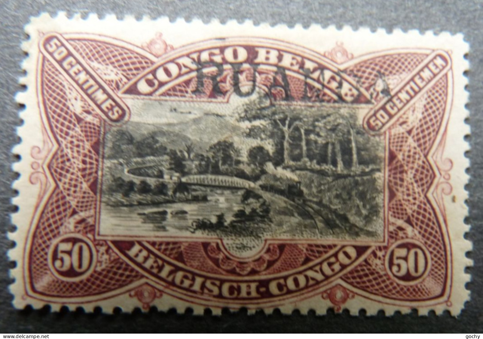 RUANDA- URUNDI  : 1915 - Type TOMBEUR GEA  N° 14A     PROBABLEMENT FAUX - Ongebruikt