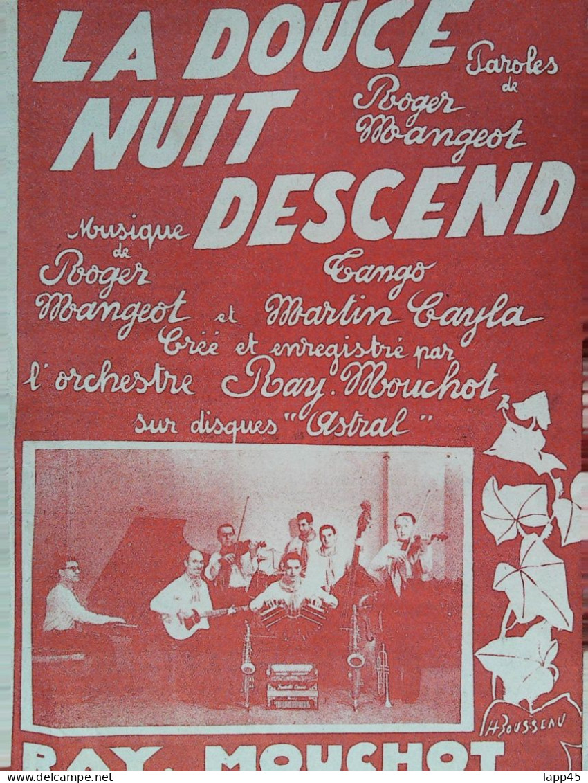 La Douce Nuit Descend	> Chanteur >	Ray Mouchot    > 	Réf:24/10/23 - Vocals