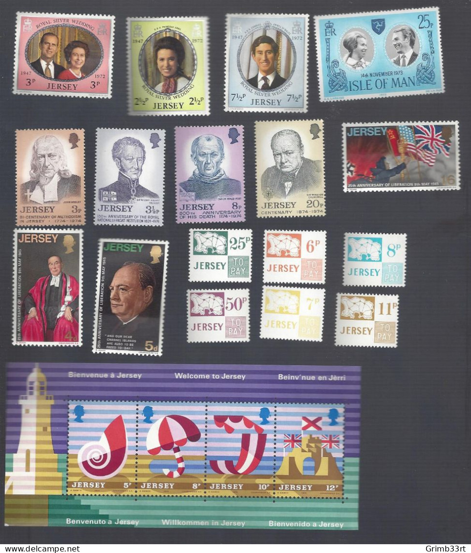 Jersey - Selection Of Stamps - Unused - Jersey