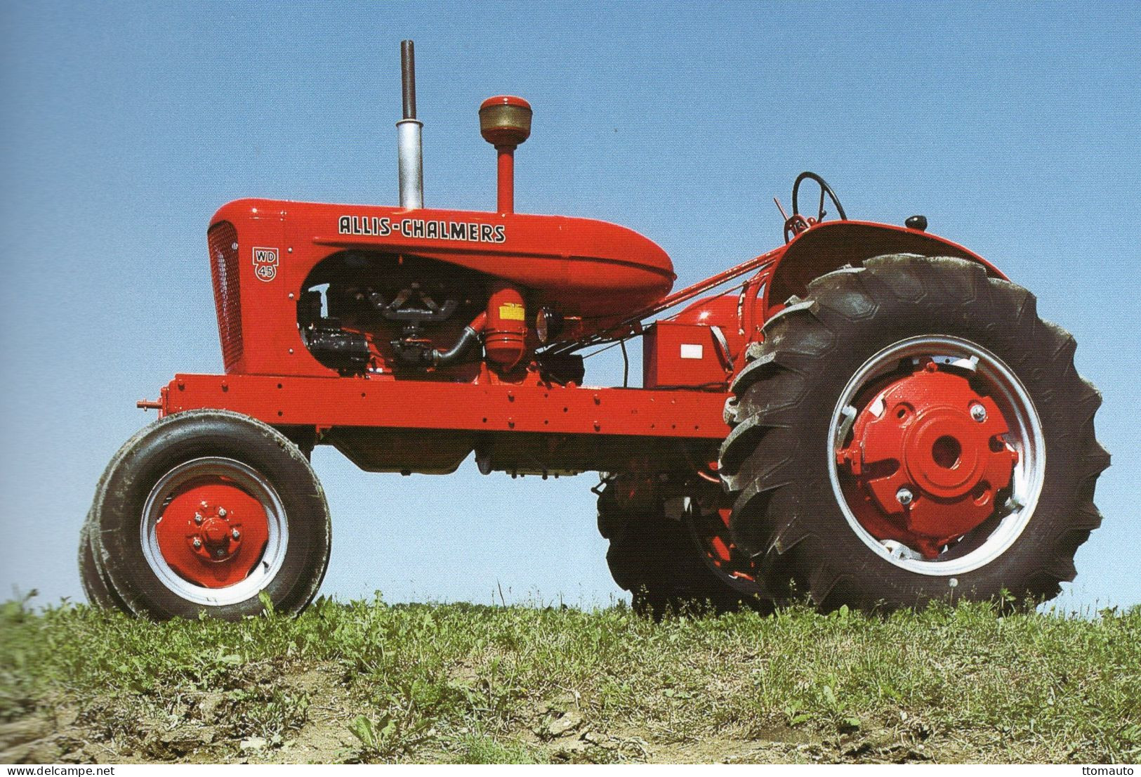 Tracteurs Du Monde - ALLIS-CHALMERS Type WD-45 (1957)  - États-Unis - 15x10cms PHOTO - Traktoren