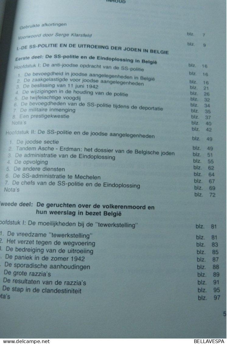 "Dossier Brussel AUSCHWITZ" 1940-1945  SS Politie En  Het Uitroeien Van De Joden  Door Maxime STEINBERG  Proces '80-1981 - Weltkrieg 1939-45