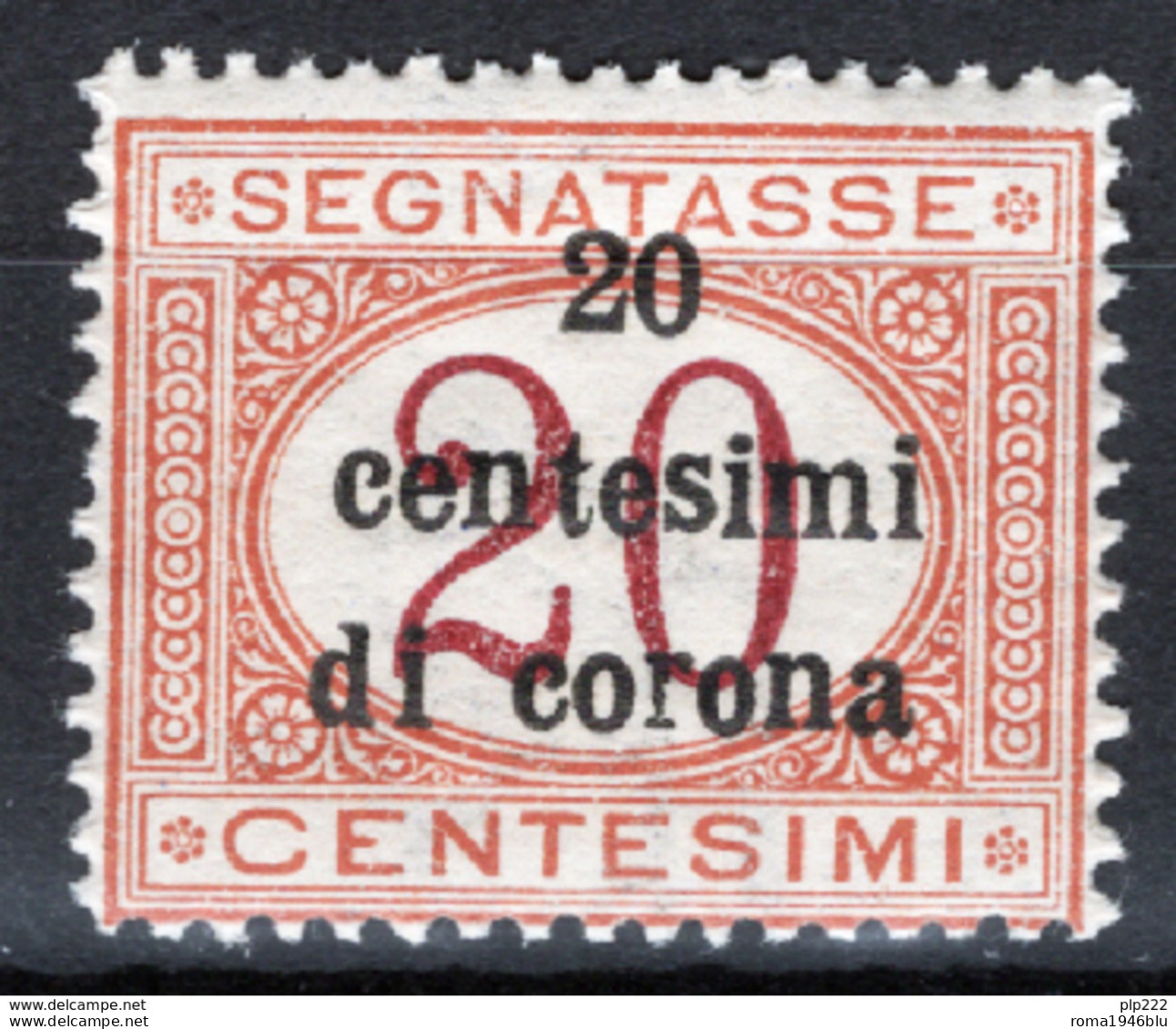 Trento E Trieste 1919 Segnatasse Sass.3 **/MNH VF/F - Trentino & Triest