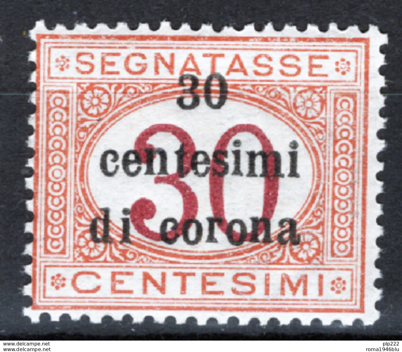 Trento E Trieste 1919 Segnatasse Sass.4 **/MNH VF/F - Trentino & Triest