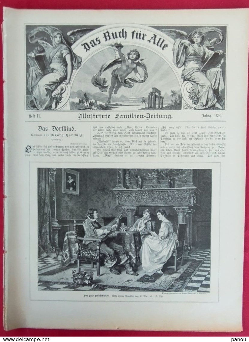 Das Buch Für Alle 1899 Nr 11. JERUSALEM LIMOUSIN DREYFUS CHINA. COLORED IMAGES. FARBIGE BILDER. - Andere & Zonder Classificatie