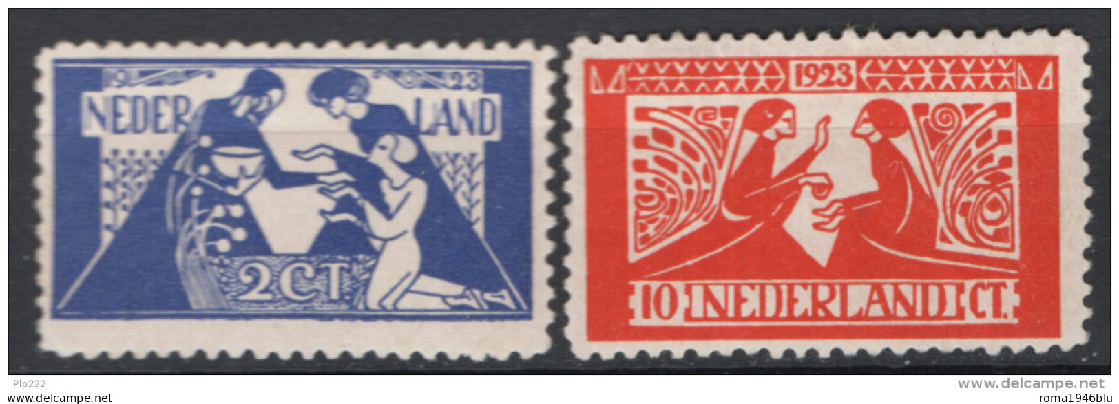 Olanda 1923 Unif. 131/32 **/MNH VF/F - Ongebruikt