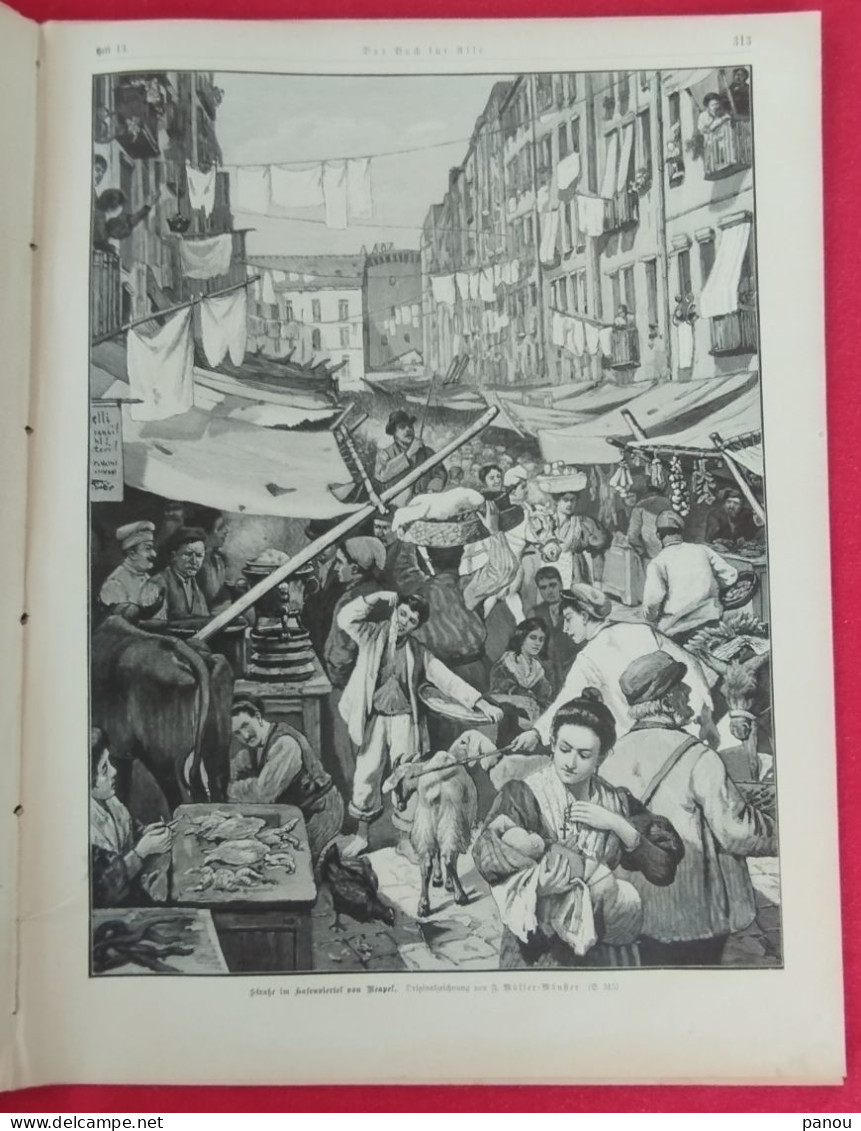 Das Buch Für Alle 1899 Nr 13. NEAPEL. NAPOLI - Sonstige & Ohne Zuordnung