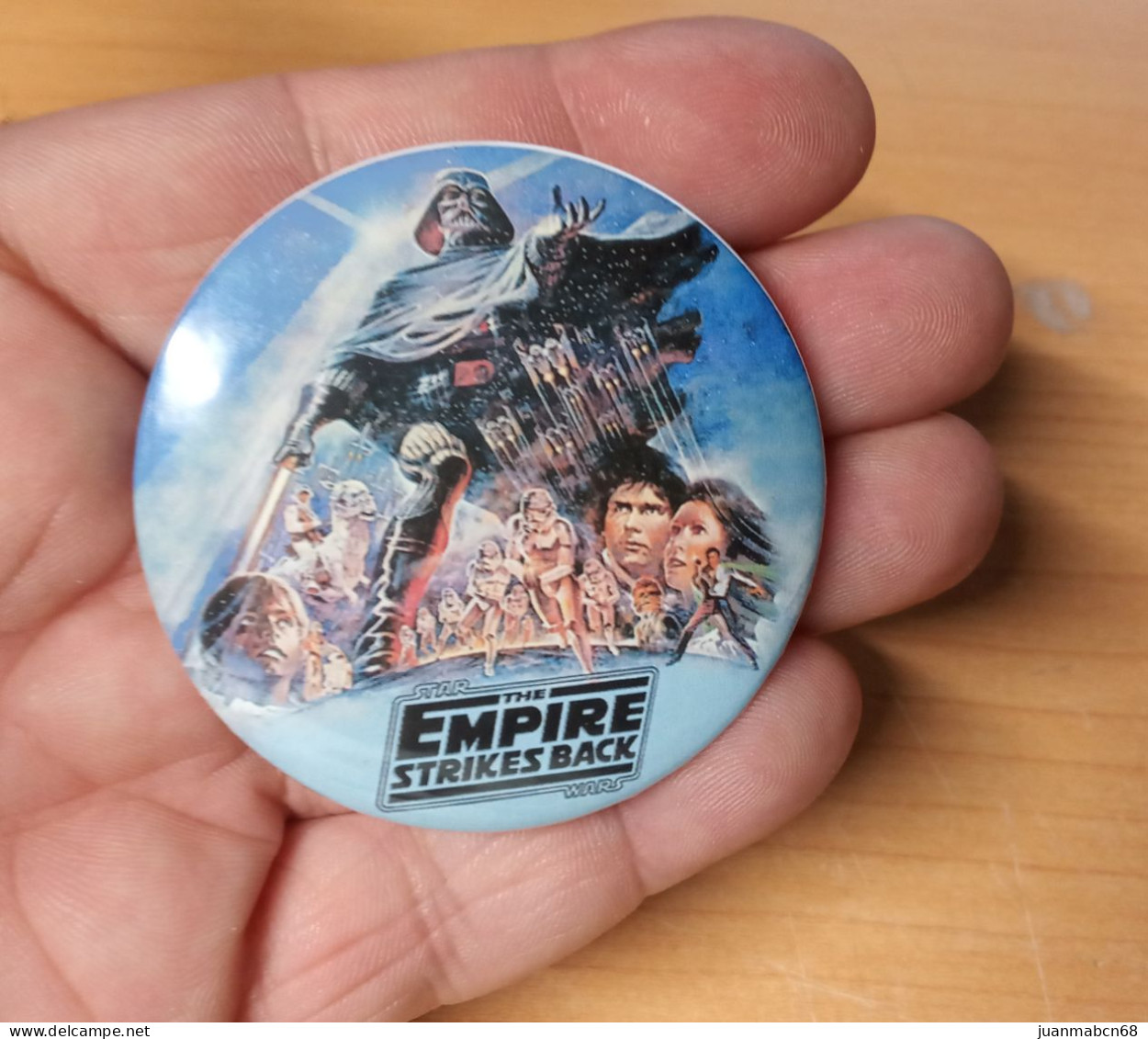 12 chapas de coleccion de Star Wars de 58mm (grandes)