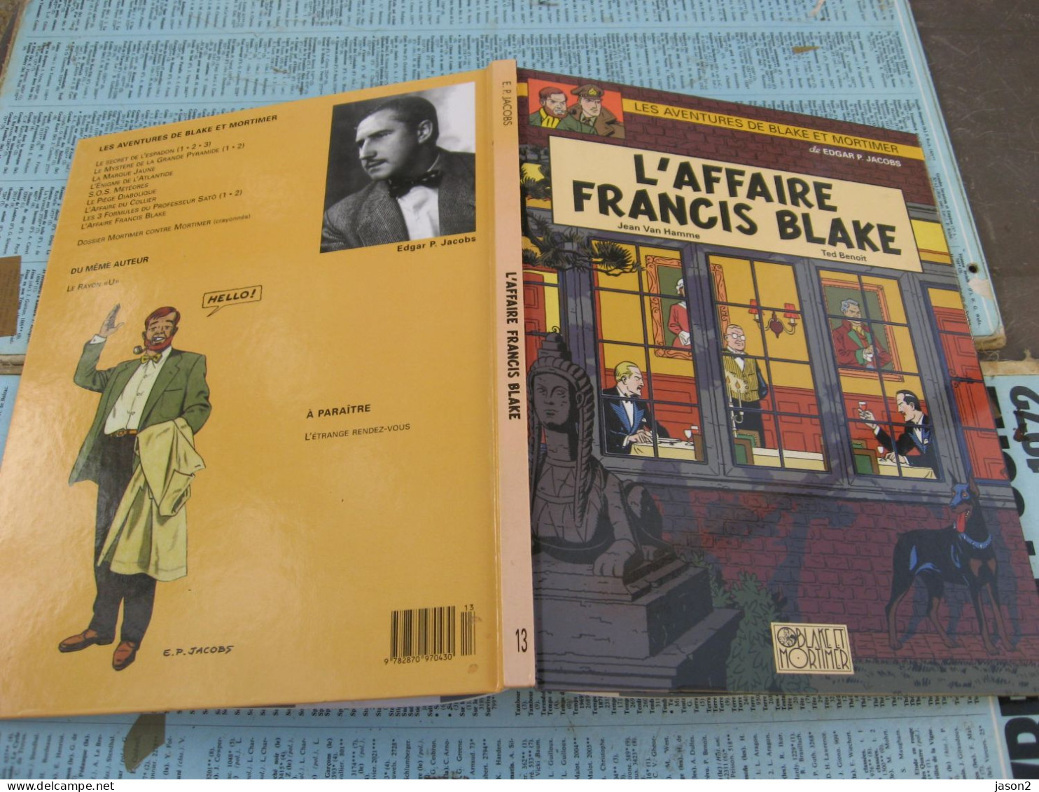 BD Blake Et Mortimer L'affaire Francis Blake Tome 13 EO 1996 - Blake & Mortimer