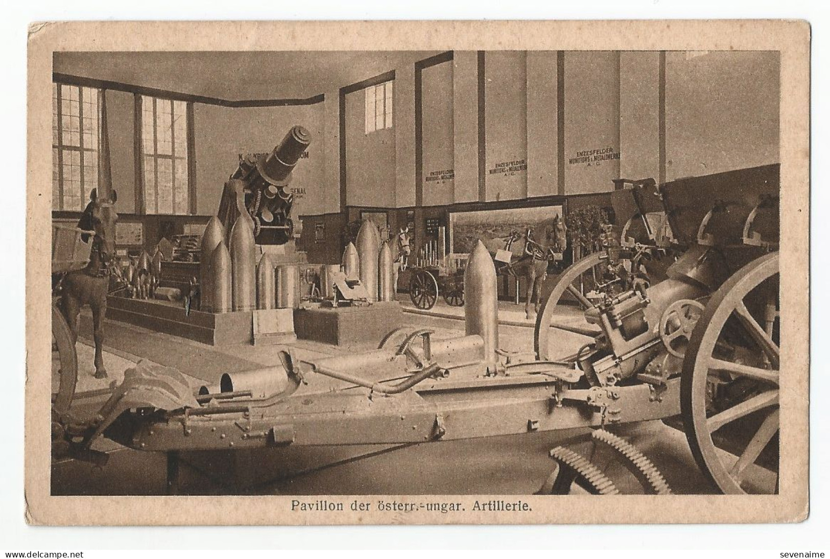 Kriegsausstellung Wien 1917 Pavillon Des österr. - Ungar Artillerie Bon Etat - Musei