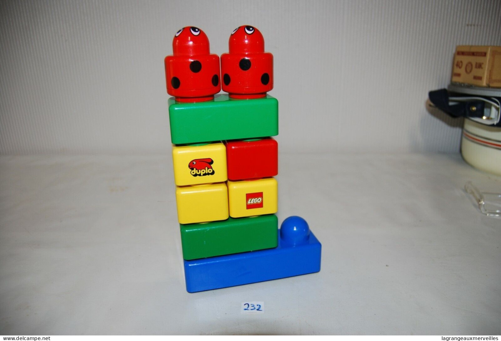 C232 Jouet Ancien - Duplo Lego - Blocs De Construction - Duplo