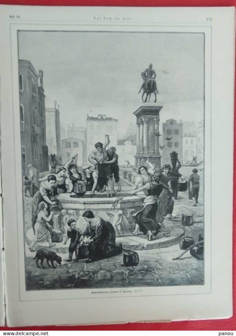 Das Buch Für Alle 1899 Nr 24 VENISE VENICE VENEZIA VENEDIG - Andere & Zonder Classificatie