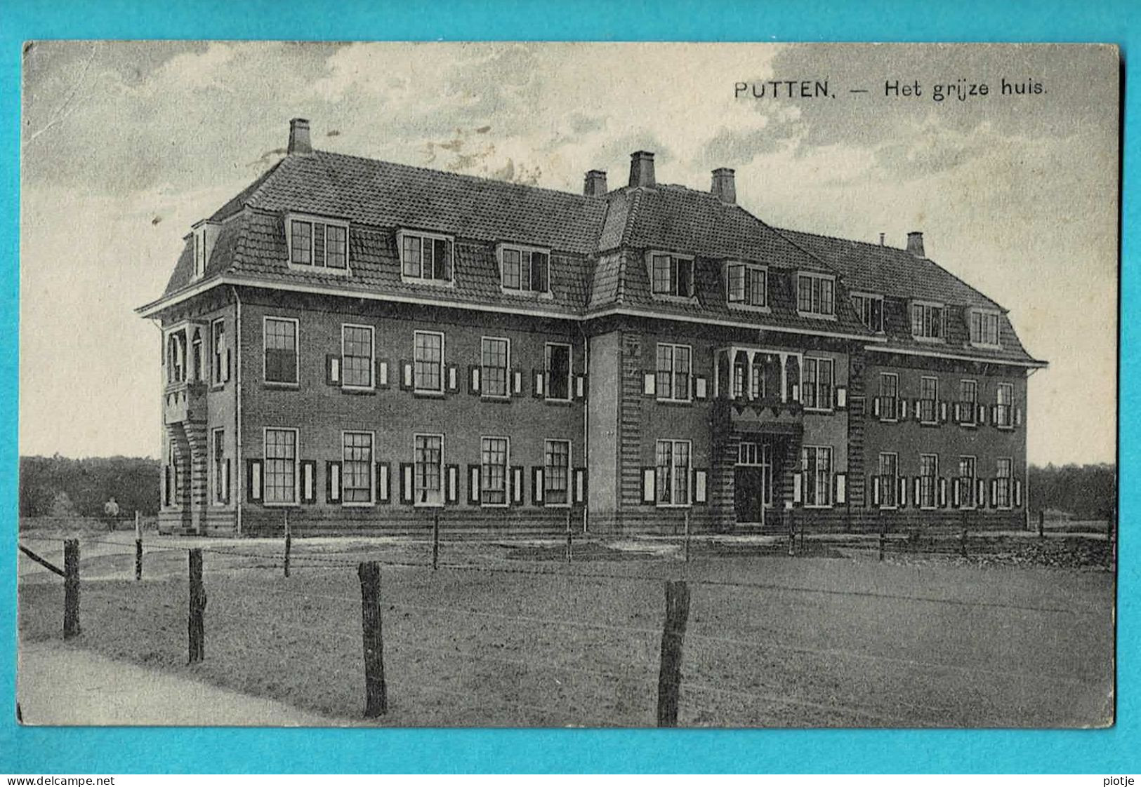 * Putten (Gelderland - Nederland) * (Uitg H.B. Amsing, Boekh) Het Grijze Huis, La Maison Grise, Old, Rare - Putten